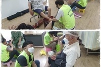 발마사지 재능봉사단, 시각장애인 어르신 봉사