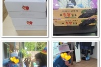 시각장애인 8월 생일상 차려드리기